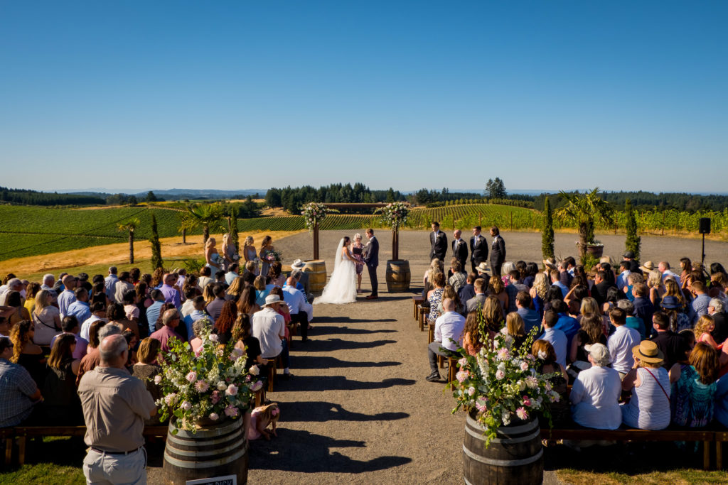 Winery Wedding Venue in Oregon