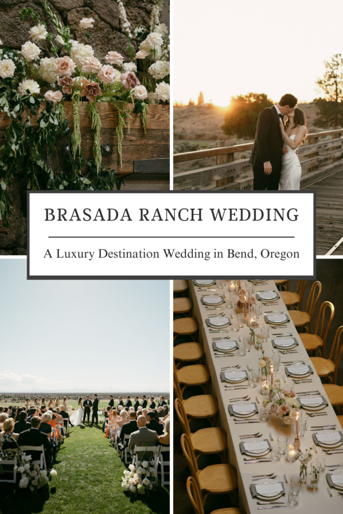 Pinterest pin for luxury Brasada Ranch Wedding