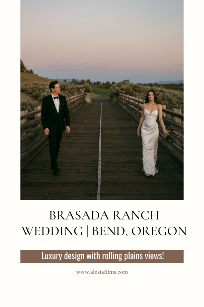 Pinterest pin romantic Brasada Ranch Wedding Videography